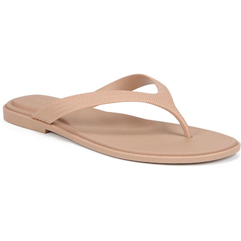 Naturalizer Womens Jemm Beige Faux Leather Flip Flop Flat Sandals Shoes NWT